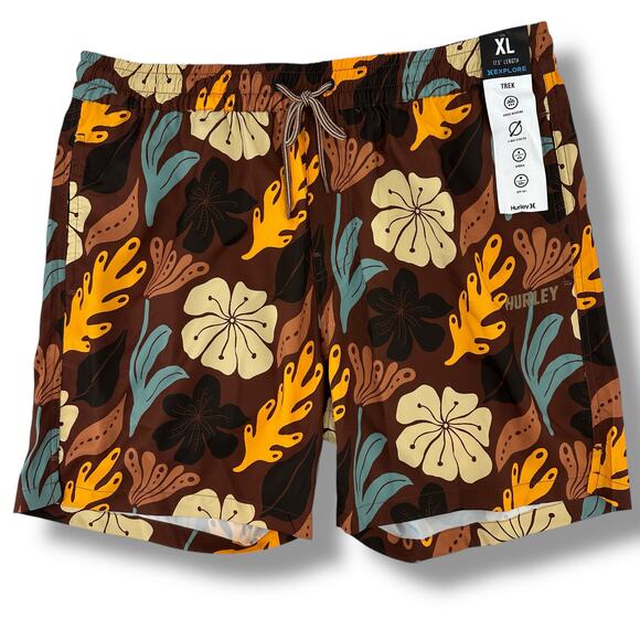 Hurley Other - Hurley Explore H20 Dri Trek II Walk Board Shorts Mens Sz XL 17.5" Eclipse
